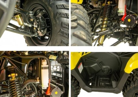 Quad ASIX GLADIATOR 200 4T T3B żółty - homologacja