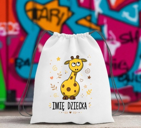 Worek na buty kapcie Plecak do Szkoły Przedszkola z imieniem Dziecka wzory