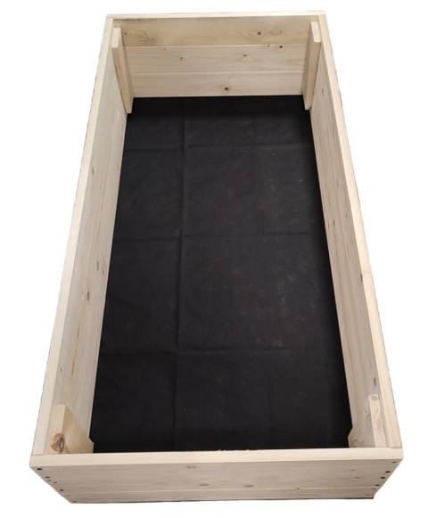 Warzywniak drewniany Zielnik Skrzynia na warzywa Inspekt Grządka 120x60x27
