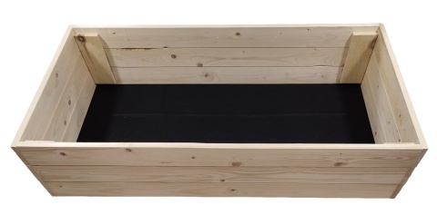 Warzywniak drewniany Zielnik Skrzynia na warzywa Inspekt Grządka 120x60x27
