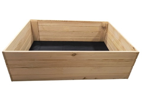 Warzywniak drewniany Zielnik Skrzynia na warzywa Inspekt Grządka 120x60x36